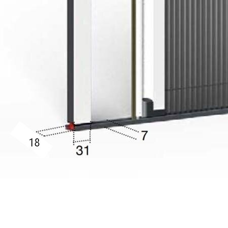 Mosquitera Plisada Lateral GIOCONDA 22mm 1 hoja - Imagen 2