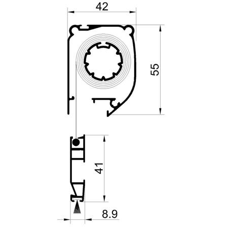 Mosquitera Enrollable Partida tela Gran Visibilidad - Imagen 8