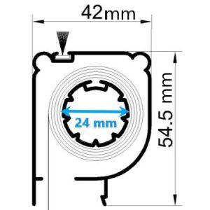 recambio tejido para mosquitera enrollable