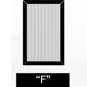 mosquitera plisada lateral para puertas 40mm