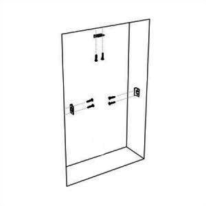 mosquitera plisada lateral para puertas 40mm