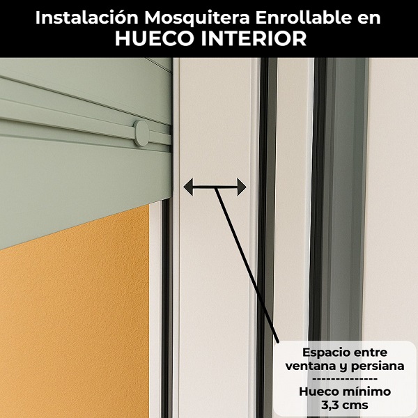 mosquitera enrollable a medida