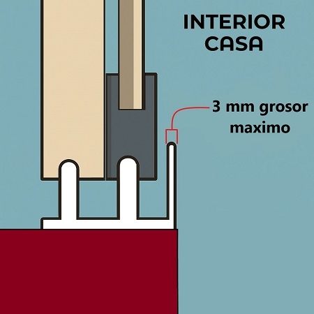 mosquitera corredera montada a medida