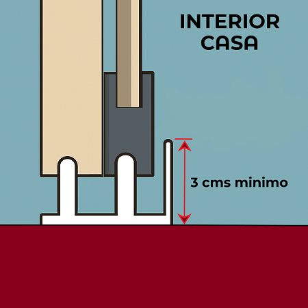 mosquitera corredera montada a medida