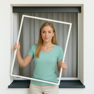 mosquitera fija montada