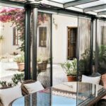 mosquitera plisada lateral 45mm 2 hojas