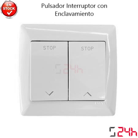 pulsador interruptor con enclavamiento