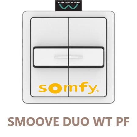 Pulsador interruptor mecánico SOMFY smoove duo - Imagen 2