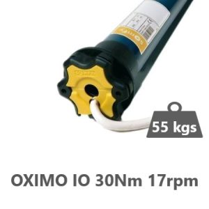 motor vía radio somfy oximo io eje 60 o 50mm