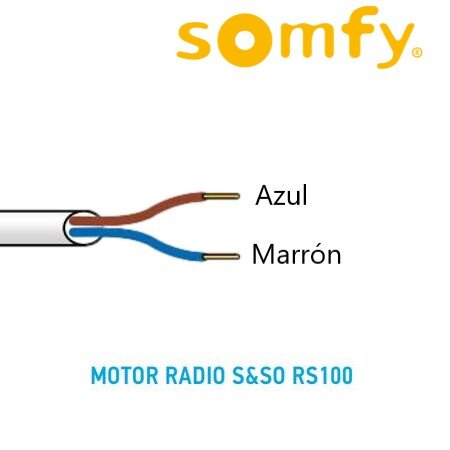 motor vía radio somfy s&so rs100 io