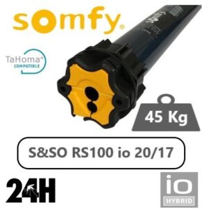 motor vía radio somfy s & so rs100 io hybrid