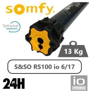 motor vía radio somfy s & so rs100 io hybrid