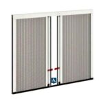 Mosquitera Plisada Lateral Puerta GIOCONDA 22mm 2 hojas