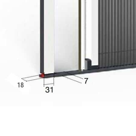 Mosquitera Plisada Lateral 18mm - Imagen 2