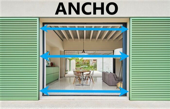 mosquitera abatible para puerta 1 hoja