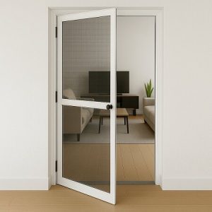 mosquitera abatible para puerta 1 hoja