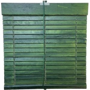 Persiana Alicantina Madera Verde Rustico a medida