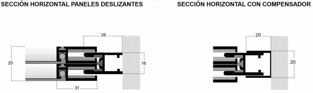 mosquitera corredera deslizante doble