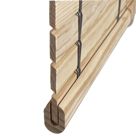 persiana alicantina madera sin pintar a medida