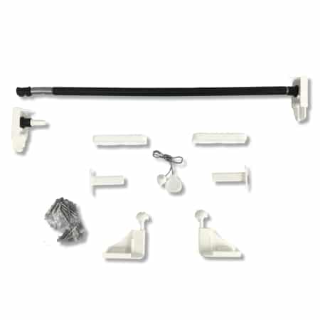 kit mosquitera enrollable blanca