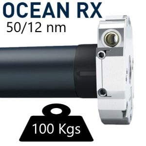 motor vía radio cherubini ocean rx con desbloqueo de emergencia