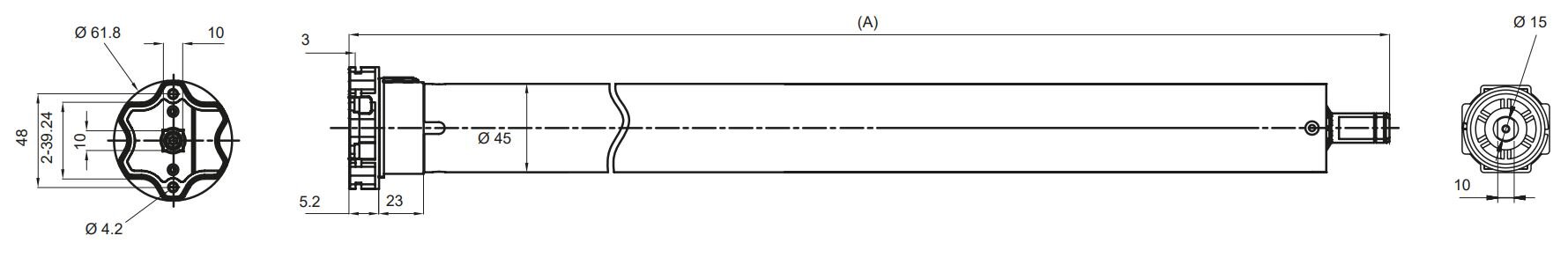 motor mecánico para pulsador am45 basic