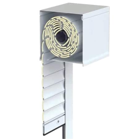 persiana cajón de aluminio exterior con lamas térmicas (sin obra)