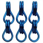 Cortina cadena de Aluminio AZUL fabricada a medida