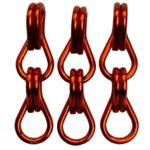 Cortina cadena de Aluminio ROJO fabricada a medida