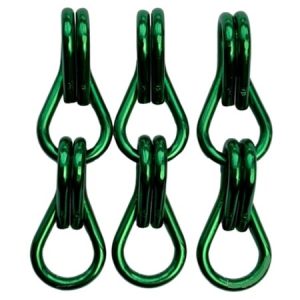 cortina cadena de aluminio verde fabricada a medida