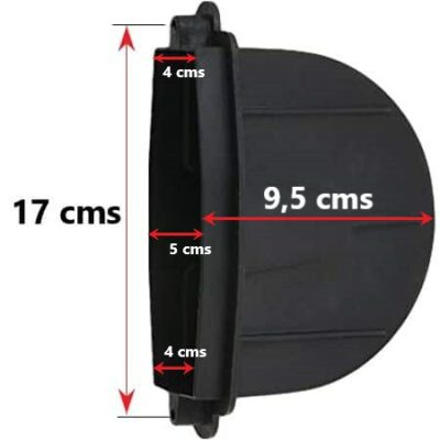 cajetín de pvc para recogedor obra