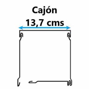juego de testeros laterales para cajón aluminio