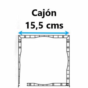 juego de testeros laterales para cajón pvc