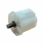 Cápsula de PVC Blanca con espiga metálica