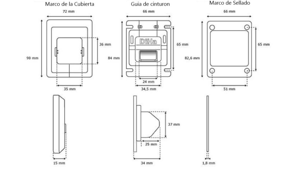pasacintas para rehabilitación diha r