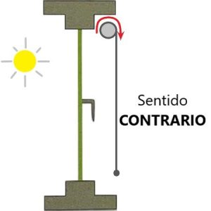 estor enrollable translucido mod. ons
