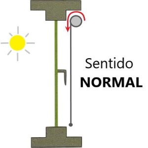 estor enrollable translucido mod. ons