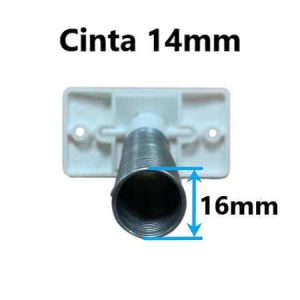 pasacintas orientable con muelle para cinta 14mm