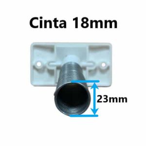 pasacintas orientable con muelle para cinta 18mm