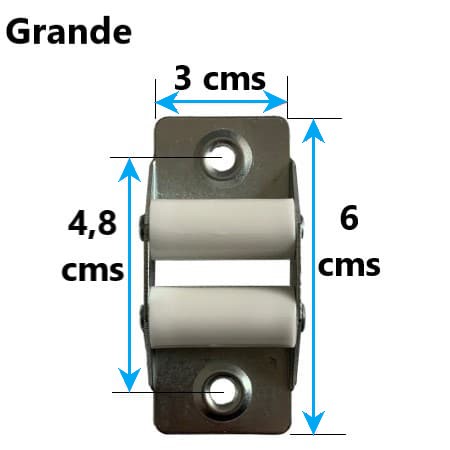 pasacintas metálico obra 2 rodillos