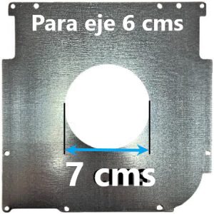 juego placas de contención para cajón persiana