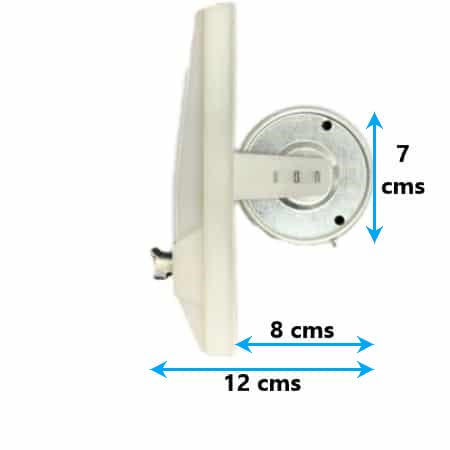 recogedor de pvc para empotrar en pared