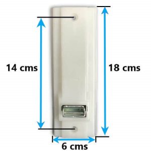 recogedor de pvc para empotrar en pared
