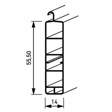terminal de pvc para persianas