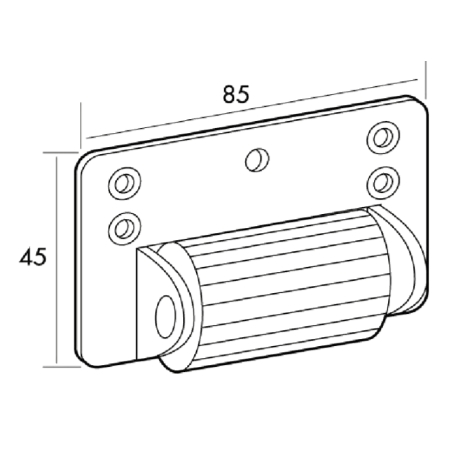 rodillo separador para cajón
