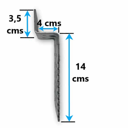 soporte motor lado corto cataluña f (con aleta)