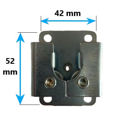 soporte metálico de roldanas